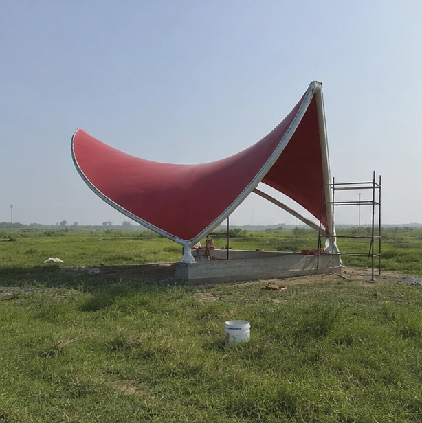 NTPC tensile structure, Ekra Decor &mdash; photograph 4